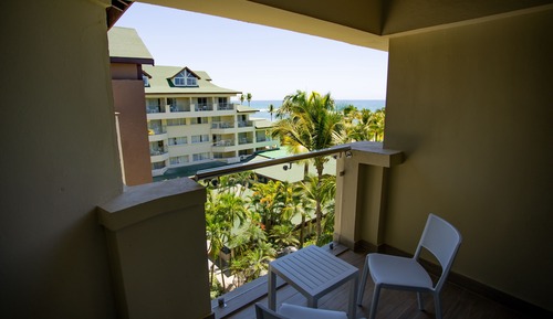 Habitación superior, 1 cama de matrimonio grande, balcón, vistas al mar