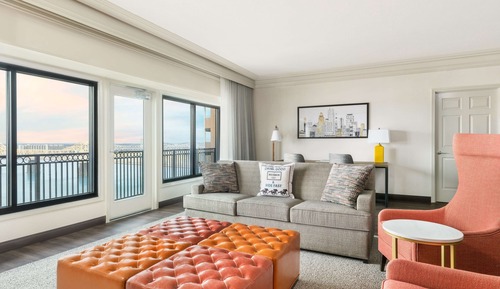 Suite, 2 habitaciones, no fumadores (East Twr, Waterview, 2 Queens, 1 King)