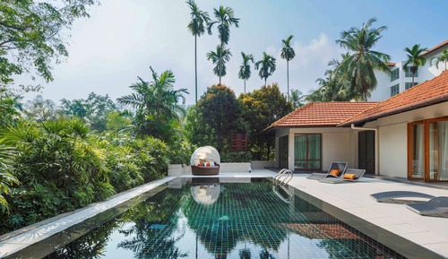 Villa, 2 habitaciones, piscina privada (Du Jardin)