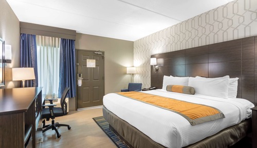 Habitación estándar, 1 cama de matrimonio grande, no fumadores, frigorífico y microondas
