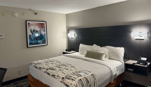 Habitación, 1 cama de matrimonio grande, no fumadores (Mobility Bathtub w/Grab Bars)