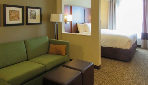 Suite, 1 cama de matrimonio grande con sofá cama, accesible para personas con discapacidad