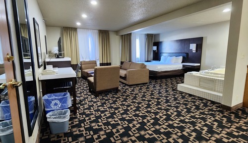 Suite, 1 cama de matrimonio grande con sofá cama, no fumadores, bañera de hidromasaje