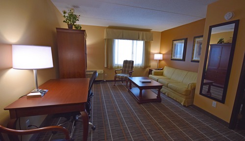 Suite, 1 cama de matrimonio grande, no fumadores, bañera de hidromasaje (Living Room;with Sofabed)