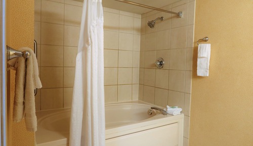 Habitación estándar, 1 cama de matrimonio grande, barras de apoyo en la ducha