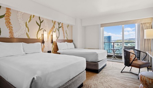 Waikiki Tower City Mountain View room Accessible