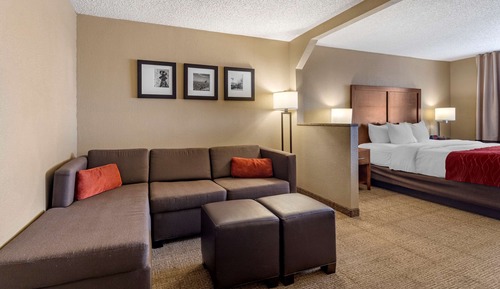 Suite, 1 cama de matrimonio grande con sofá cama, accesible para personas con discapacidad