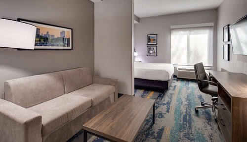 Estudio estándar, 1 cama de matrimonio grande, no fumadores (Living Room;with Sofabed)