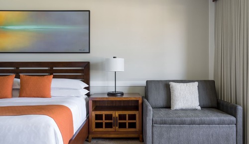 Habitación, 1 cama de matrimonio grande, vistas al complejo turístico