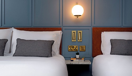 Habitación triple familiar, vistas al río