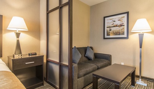 Suite, 1 cama de matrimonio grande con sofá cama