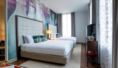 Habitación Premium, 2 camas de matrimonio