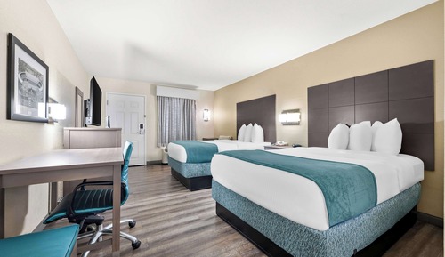 Habitación estándar, 2 camas dobles, no fumadores, microondas