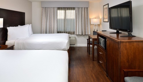 Habitación estándar, 2 camas de matrimonio, no fumadores, frigorífico y microondas