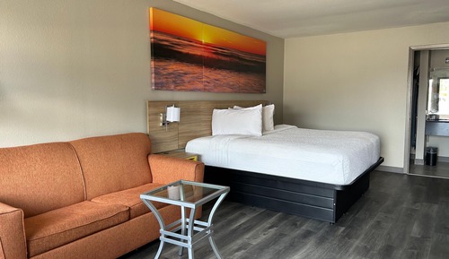 Habitación Deluxe, 1 cama de matrimonio grande, no fumadores (Mobility, Tub w/Grab Bars)