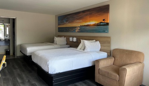 Habitación Deluxe, 2 camas de matrimonio, no fumadores