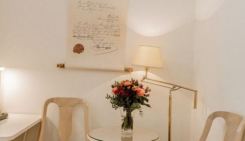 Habitación doble, vistas al patio