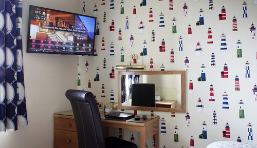 Habitación con 1 cama doble o 2 individuales, vistas al mar