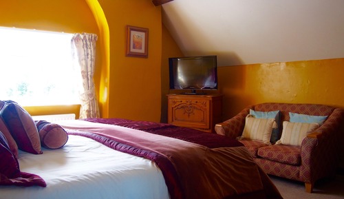 Habitación doble, 1 cama de matrimonio grande, bañera