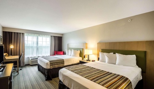 Habitación, 2 camas de matrimonio, accesible para personas con discapacidad (Roll-in Shower)