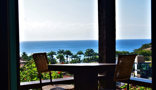 Bungalow superior, vistas al mar