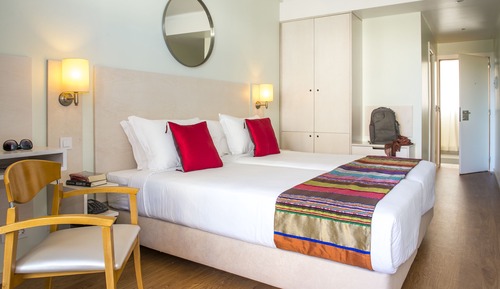 Habitación con 1 cama doble o 2 individuales