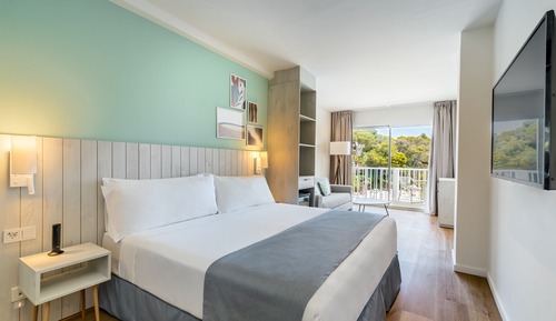Habitación familiar, vistas al mar