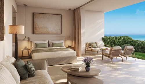 Habitación doble, vistas al mar, planta baja