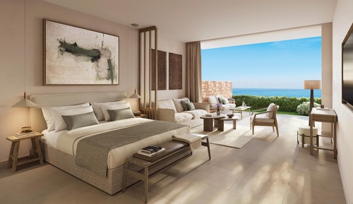Suite junior, vistas al mar (Private Garden)