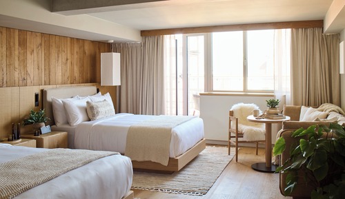 Suite estudio, 2 camas de matrimonio