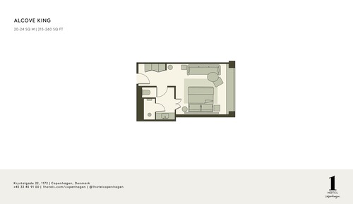 Habitación, 1 cama de matrimonio grande (Alcove)