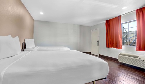 Habitación Deluxe, 2 camas de matrimonio, no fumadores, frigorífico y microondas