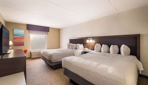 Habitación, 2 camas de matrimonio, accesible para personas con discapacidad, no fumadores
