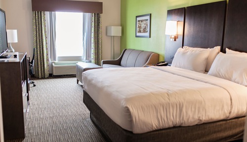 Habitación estándar, 1 cama de matrimonio grande con sofá cama, frigorífico