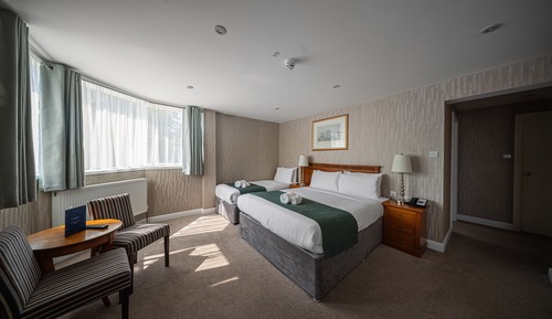 Habitación triple (Crown, 1 Double and 1 Single Beds)
