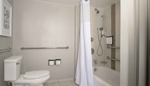 Habitación, 1 cama de matrimonio grande, accesible para personas con discapacidad, bañera