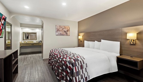 Habitación superior, 1 cama de matrimonio grande, accesible para personas con discapacidad