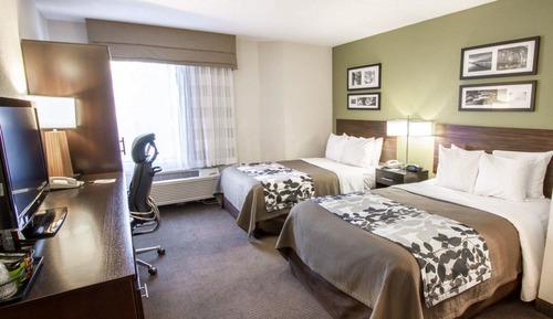 Habitación estándar doble, 2 camas dobles, no fumadores