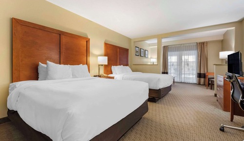 Habitación, 2 camas de matrimonio, no fumadores, junto a la piscina