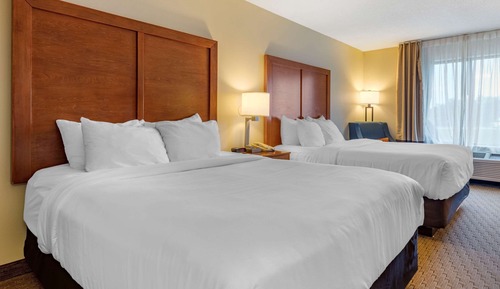 Habitación, 2 camas de matrimonio, accesible para personas con discapacidad, no fumadores