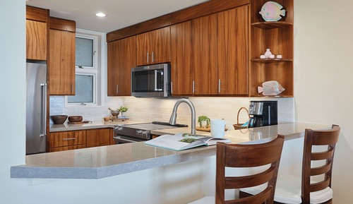 Apartamento, 2 habitaciones, cocina, frente al mar