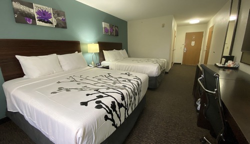 Habitación, 2 camas de matrimonio, accesible para personas con discapacidad, no fumadores