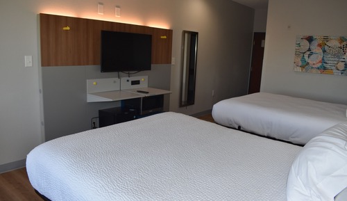 Habitación estándar, 2 camas de matrimonio, no fumadores