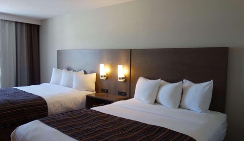 Habitación, 2 camas de matrimonio, accesible para personas con discapacidad, no fumadores