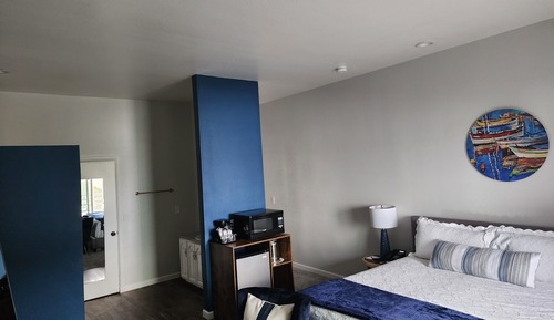 Habitación superior, 1 cama de matrimonio grande, vistas al mar