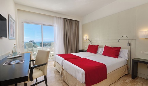 Habitación doble, balcón, vistas al mar