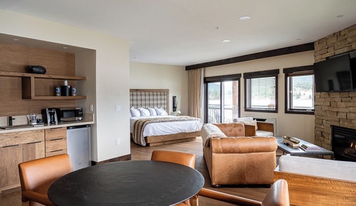 Suite Premium, 1 cama de matrimonio grande, vistas al lago (Fireplace and Balcony)
