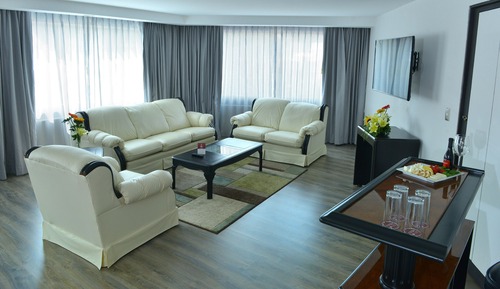 Suite presidencial, 1 cama de matrimonio grande, no fumadores (Living Room)