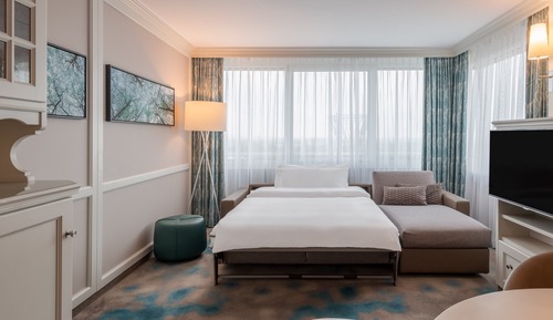 Suite junior, 1 cama de matrimonio grande con sofá cama, no fumadores