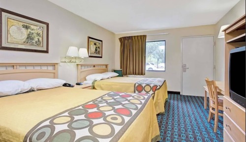 Habitación, 2 camas dobles, accesible en silla de ruedas, no fumadores